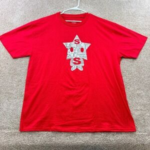 Sicko Mens 2XL Red Circuit Board Star T-Shirt Short Sleeve Streetwear Designer